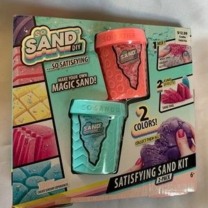 NIB!  So Sand DIY Kit!  Satisfying Sand Kit!  Stress Reliever!